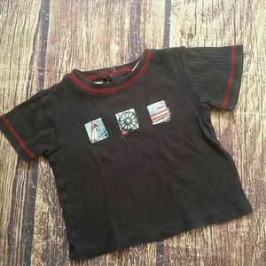 Boutique Collection tshirt sz 3T nautical ribbed